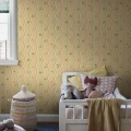 9873W Wavy Stripe Animals Roomshot