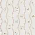 9874W Wavy Stripe Animals Pattern Image