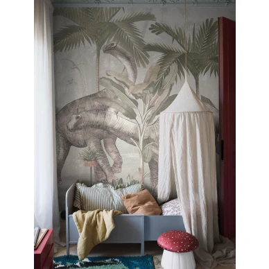 9875W Vintage Palms Dinosaurs Roomshot 4 kuva
