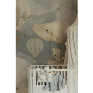72 Flying Whale Wallpaper Mrs Mighetto Blue1 800x1200 kuva