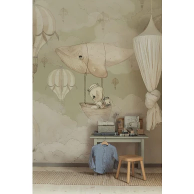 72 Flying Whale Wallpaper Mrs Mighetto Green1r 768x1152 kuva