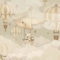 72 Flying Whale Wallpaper Mrs Mighetto Grey O 800x533