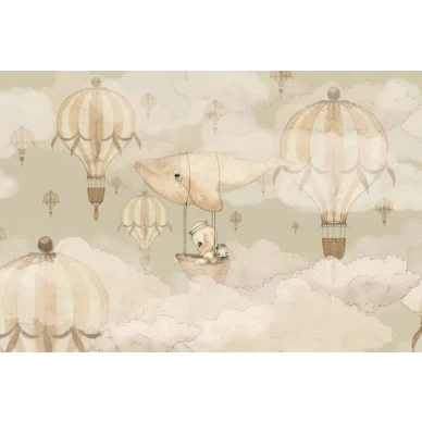 72 Flying Whale Wallpaper Mrs Mighetto Grey O 800x533 kuva