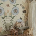 Sunflowers for Gittan Wallpaper BLUE2 768x1152
