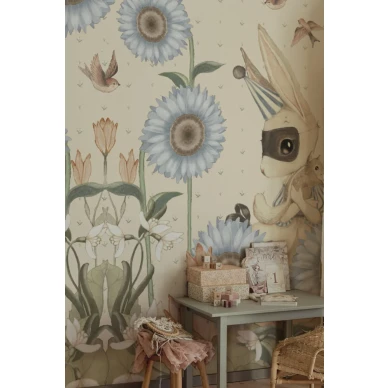 Sunflowers for Gittan Wallpaper BLUE3 768x1152 kuva
