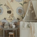 Sunflowers for Gittan Wallpaper BLUE4 768x1152