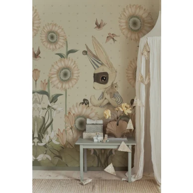 Sunflowers for Gittan Wallpaper PINK3 768x1152 kuva