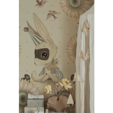 Sunflowers for Gittan Wallpaper PINK4 768x1152 kuva
