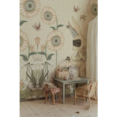 Sunflowers for Gittan Wallpaper PINK5 800x1200 kuva