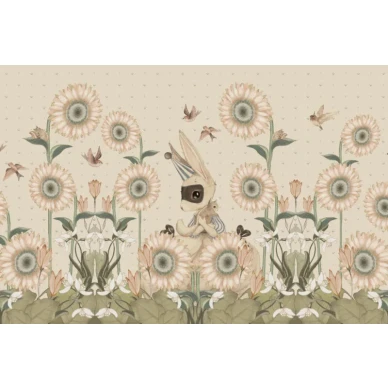 Sunflowers for Gittan Wallpaper PINK8 800x533 kuva