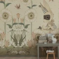 Sunflowers for Gittan Wallpaper WHITE 800x1200