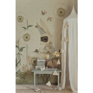 Sunflowers for Gittan Wallpaper WHITE4 800x1200 kuva