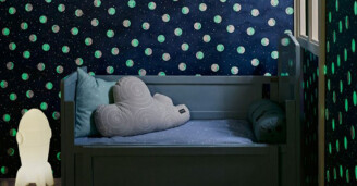 Kuutapetti Glow in the Dark Eijffinger
