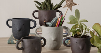 Lastenhuoneen piensailytys Mus Plant Pot Ferm Living