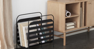 Lehtiteline eteiseen Metal Magazine Holder Hubsch