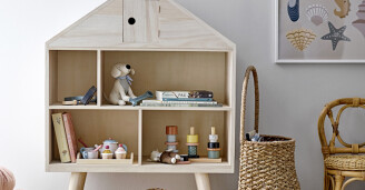 Nukkekoti lastehuoneeseen Berndt Dollhouse Bloomingville