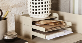 Tyylikas sailytys tyohuoneessa 2x2 Organiser Ferm Living