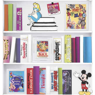 Disney Bookshelf varikas kirjahyllytapetti Sandudd kuva