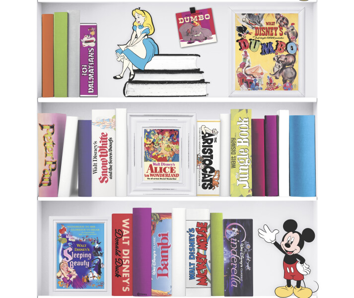 Disney Bookshelf varikas kirjahyllytapetti Sandudd image