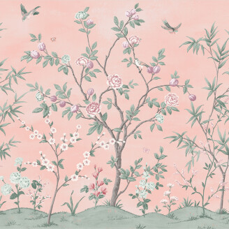 Eglantine Mural suurikuvioinen kukkatapetti Laura Ashleylta 113411 image