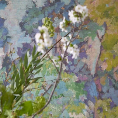 Impressionistinen kuvatapetti Foret Impressionniste Grasscloth Designers Guildilta PDG1183 01 image