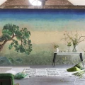 Olohuoneen puutapetti Scene D Arbre Designers Guildilta PDG1177 01