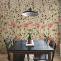 Poppies unikko valokuvatapetti ruokailuhuoneeseen Rebel Wallsilta R16391