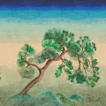 Scene D Arbre mantytapetti Designers Guildilta PDG1177 01