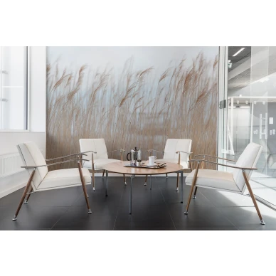 Swaying Reed rauhallinen kaislatapetti kokoushuoneeseen Rebel Wallsilta R13602 kuva