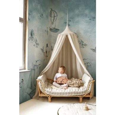 sininen ocean strories tapetti meriaiheelle kuva