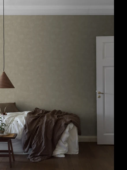 Shades Peridot oliivinvihrea harmaa melerattu tapetti makuuhuoneeseen 5072